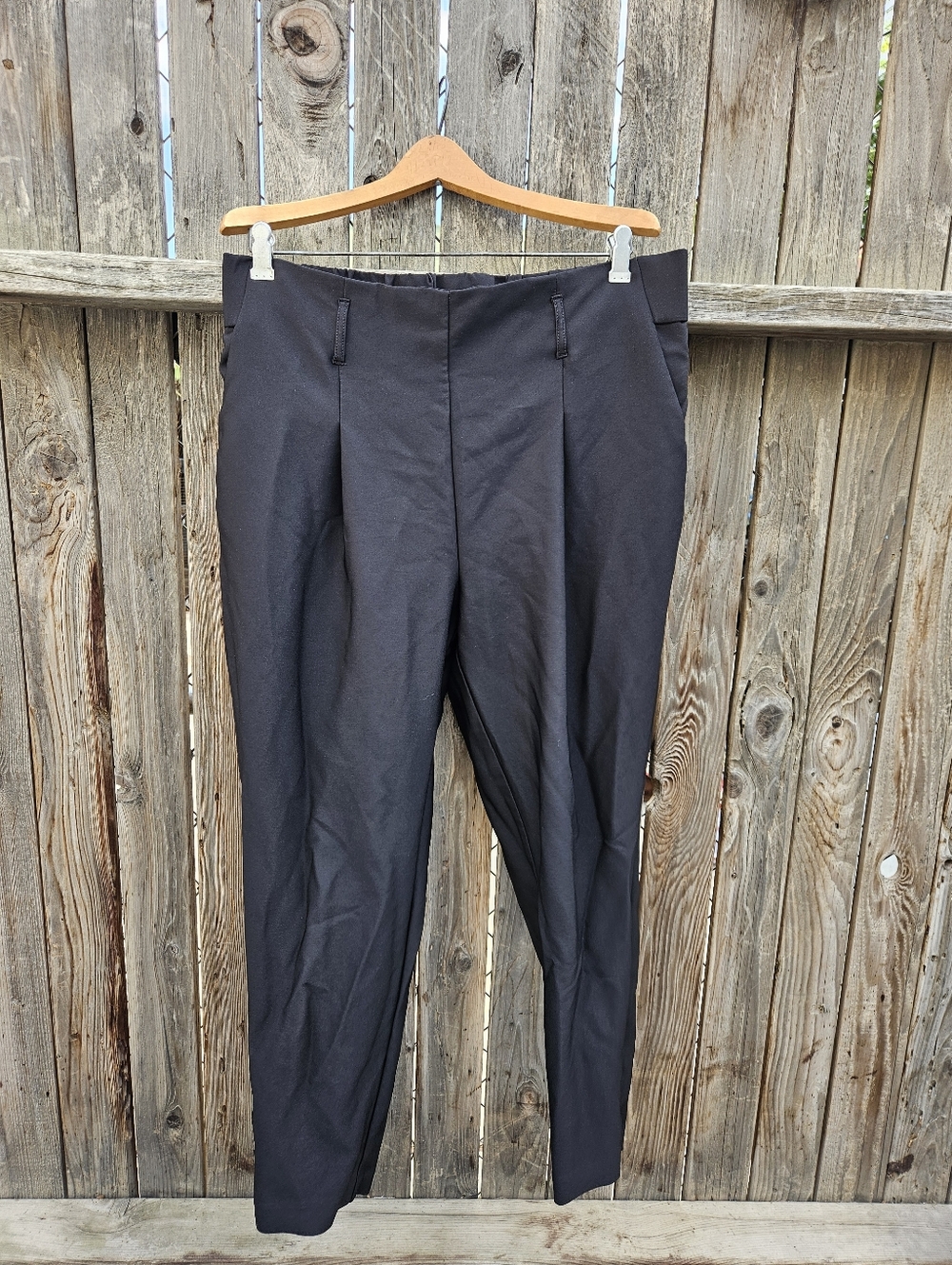 Classic Black Straight-Leg Dress Pants Women's Size XL